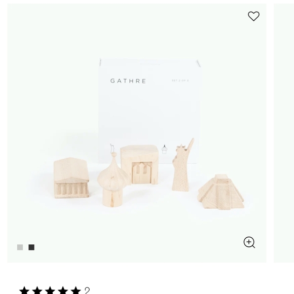 Gathre wooden landmarks kids toys BNIB Montessori - Picture 3 of 4